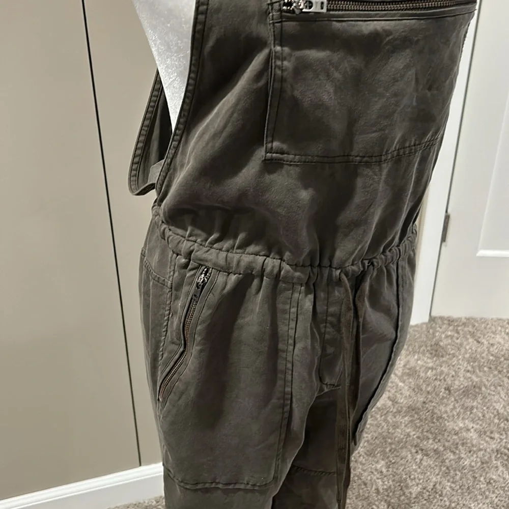 WILFRED FREE OLIVE OVERALLS SIZE XS - Picture 3 of 6